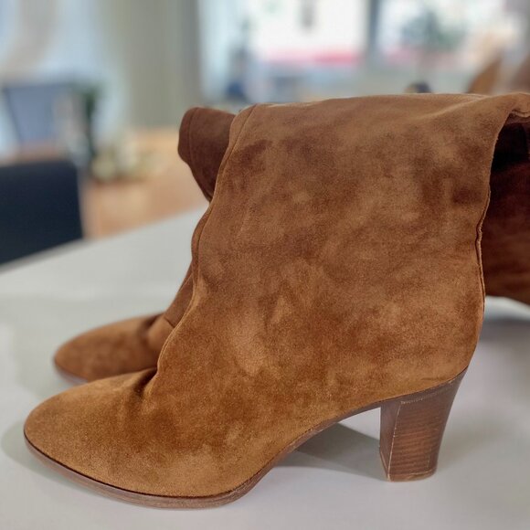 Vince Casper Tall Suede Boots - Picture 8 of 12